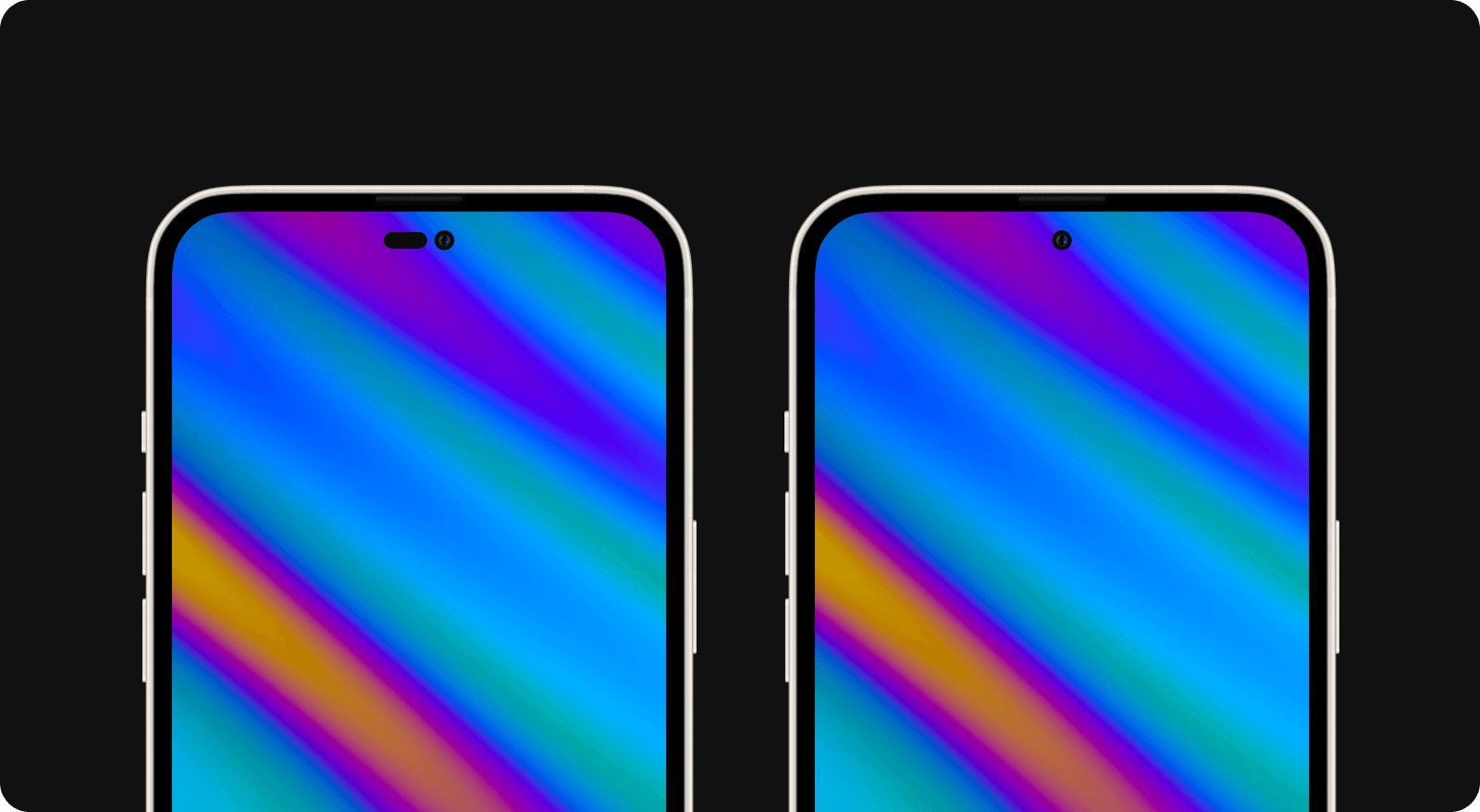 iPhone 14 concept without notch